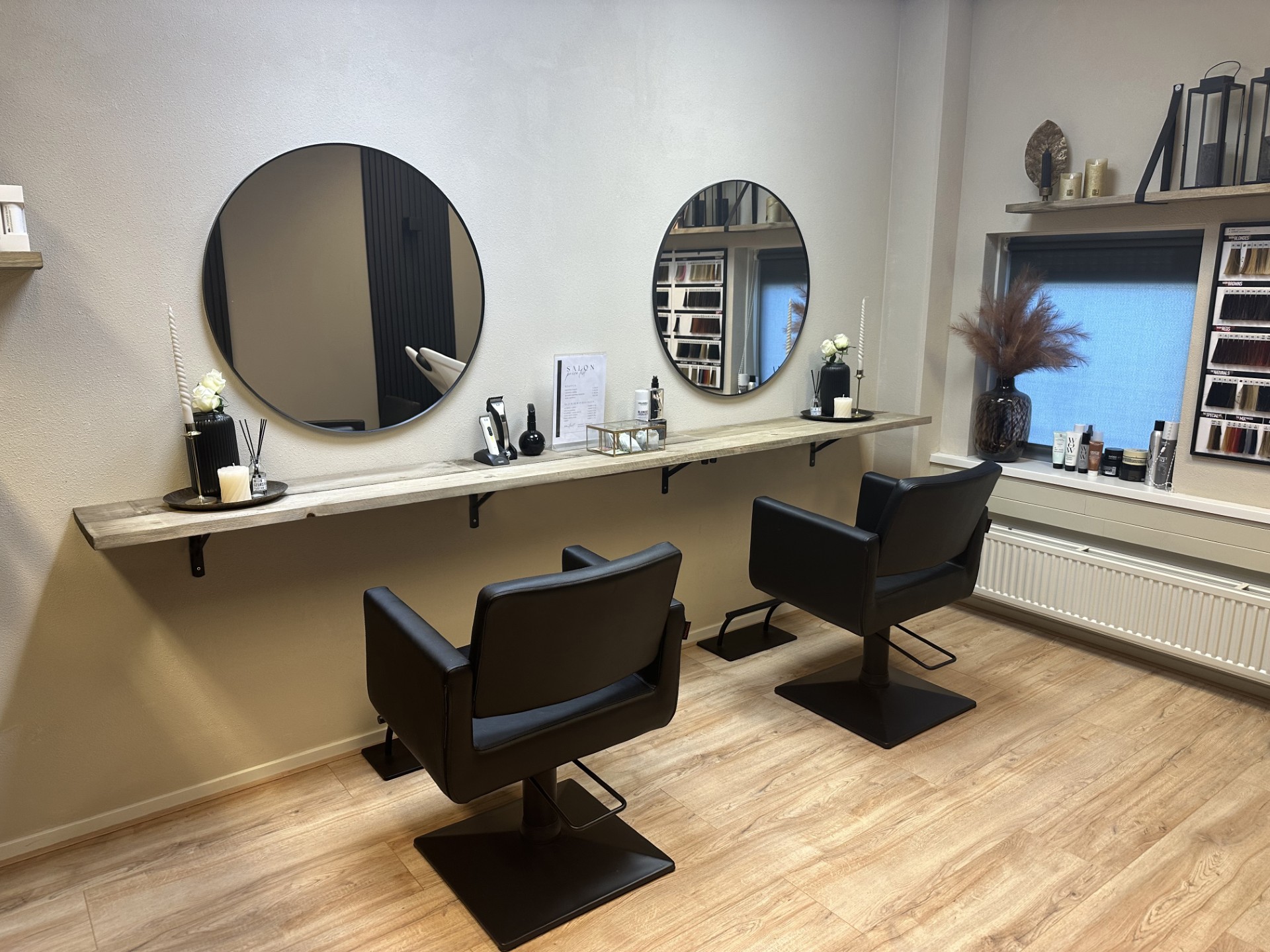 overzicht hairsalon amber lynn